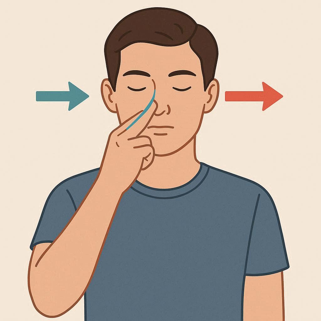 respiração alternada pranayama