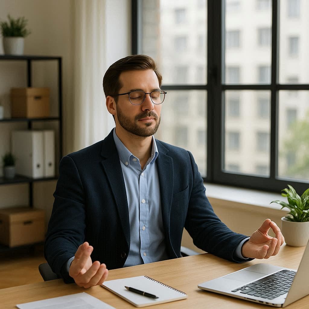 meditação para ansiedade no trabalho
